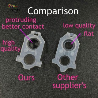 ✌ FT ✌ Game Replacement Parts Gamepad Button Controller Conductive Pads for SONY PS4
