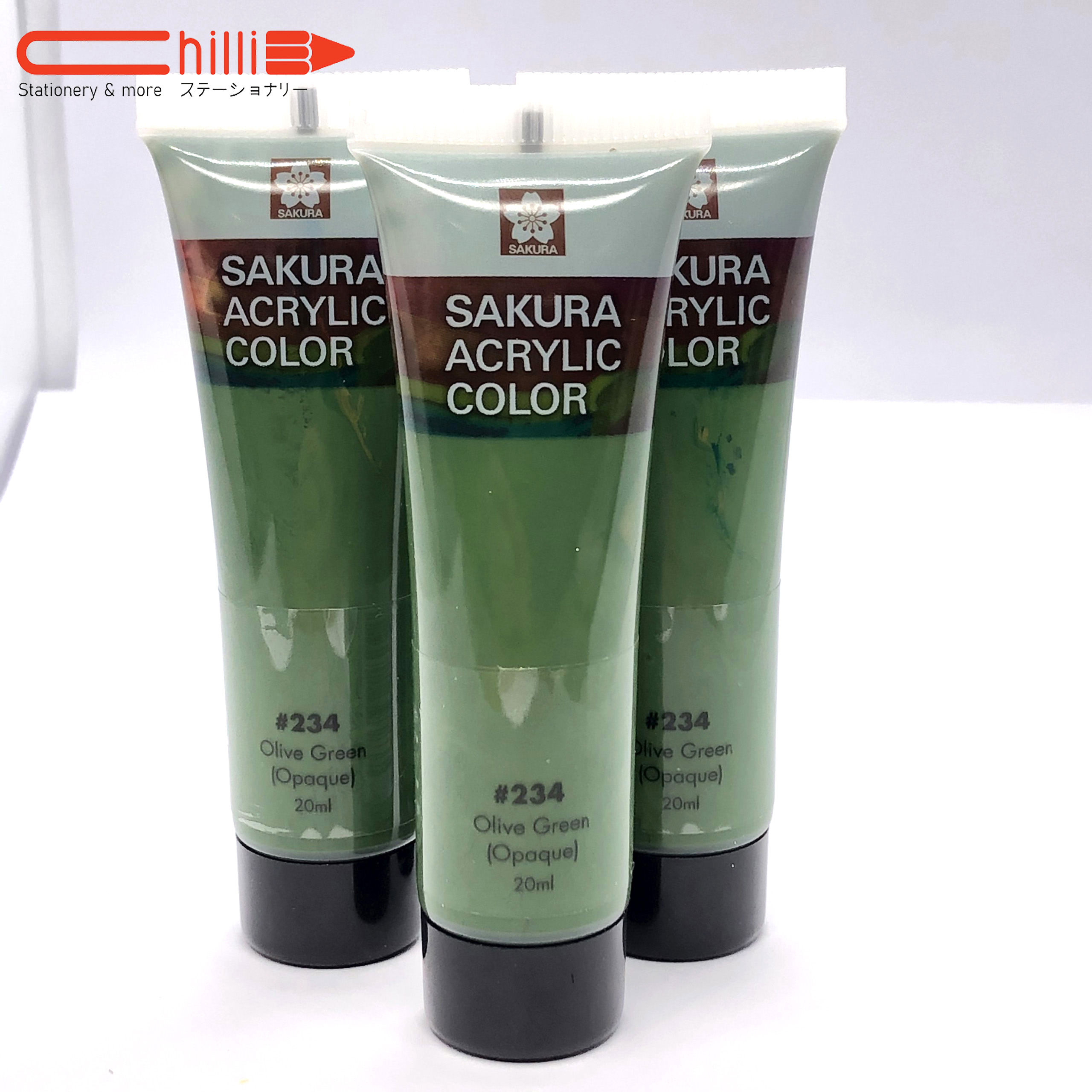 Sakura - Màu Acrylic 20ml - Olive Green