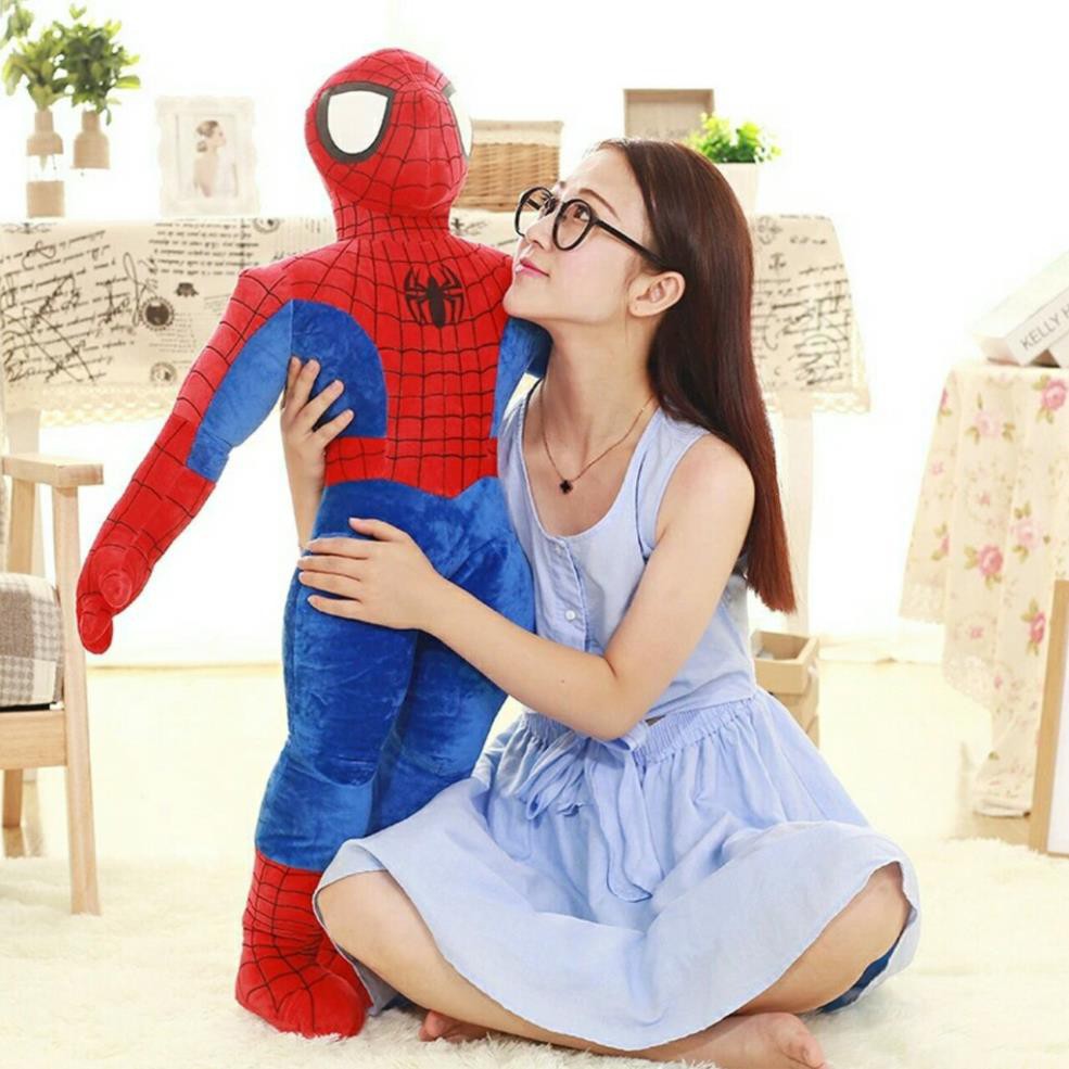 Gấu bông gối ôm siêu nhân người nhện đủ size MBTHAI01