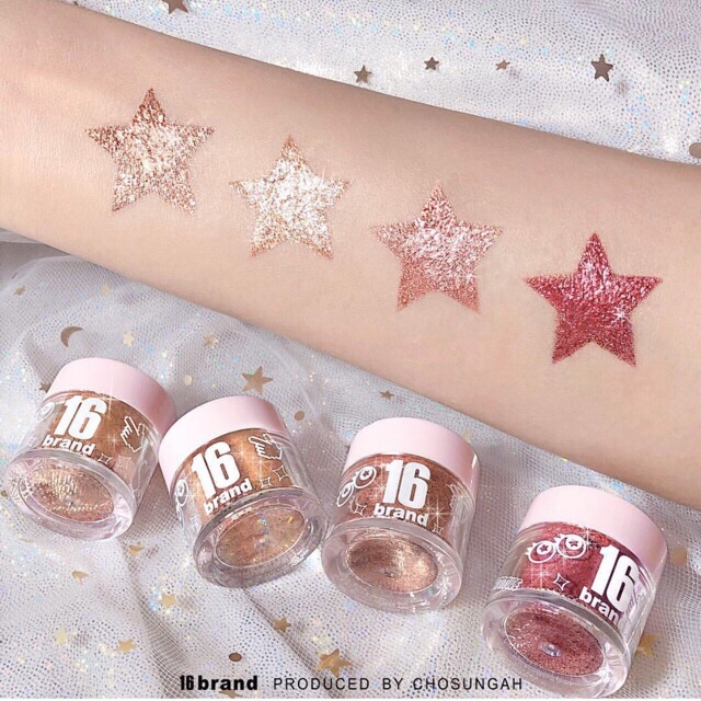 NHŨ MẮT KIM TUYẾN 16BRAND CANDY ROCK PEARL POWDER