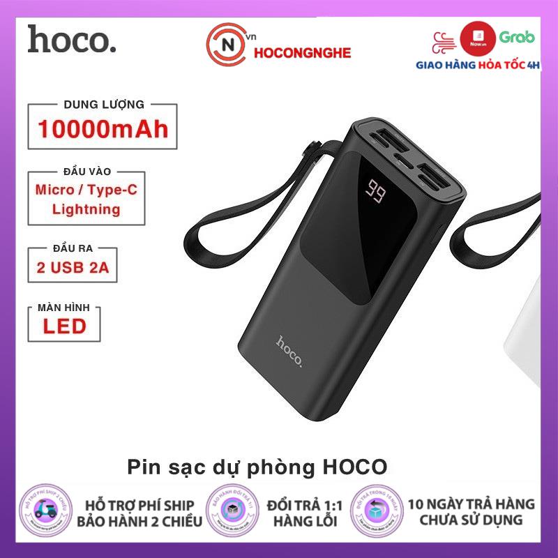 🌟CHÍNH HÃNG🌟 Sạc dự phòng Hoco Pin dự phòng Hoco J41 10000mAh J72A 20000mAh xạc nhanh 2 cổng hàng chính hãng - CCN