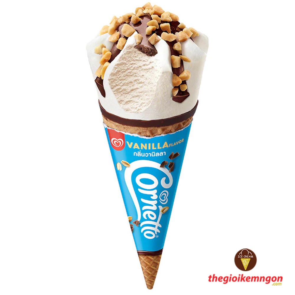 Kem ốc quế vani Wall's Cornetto Vanilla