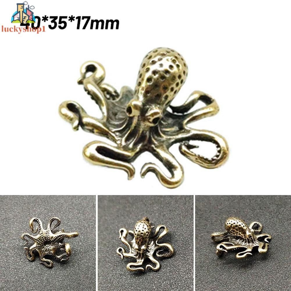Đồ trang trí Bạch Tuộc Bằng Đồng Trang Trí Bàn Làm Việc