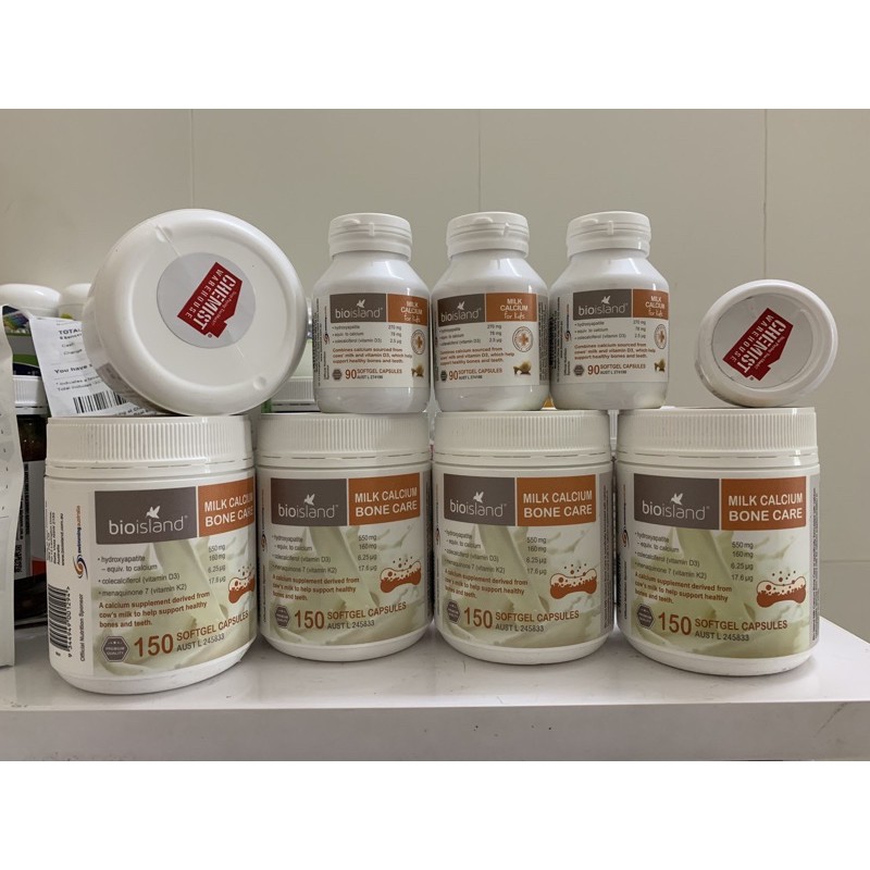 Canxi sữa Bioisland của Úc