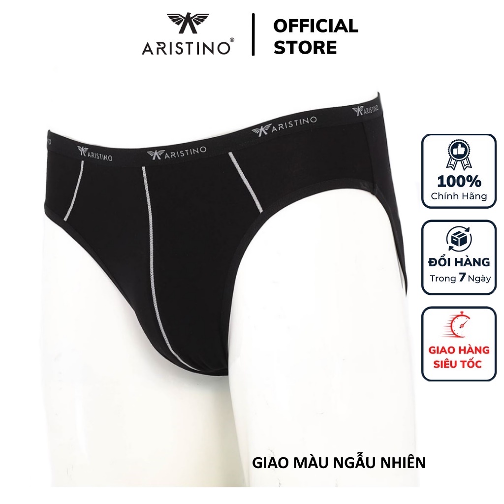 Quần lót nam tam giác Aristino AC06 sịp xì nhiều màu chất liệu cotton co giãn mềm mại thoáng mát cao cấp chính hãng