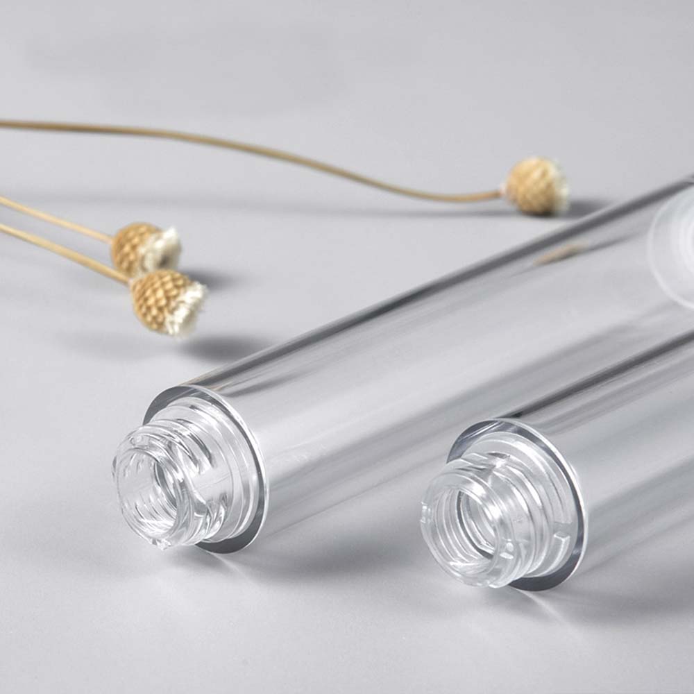 5ml 10ml 15ml Chai mỹ phẩm nhựa có thể bơm lại Chai nhũ tương Xịt trong suốt Máy bơm không khí trong suốt Hộp đựng chân không