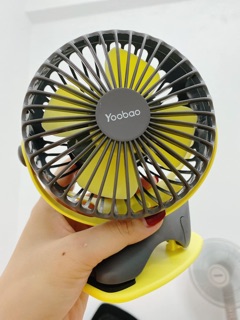 Quạt kẹp tích điện mini yoobao