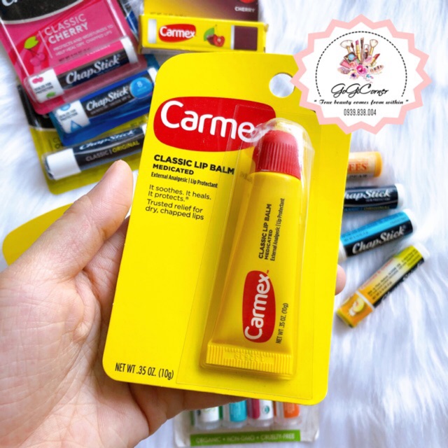 SON DƯỠNG MÔI CARMEX DẠNG TUYP 10GRAM