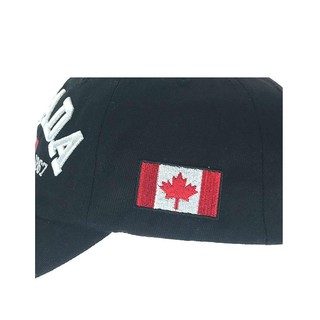 Unisex Canada Cờ Cotton Mũ Bóng Chày Mũ Thêu Cho Nam Nữ Có Thể Điều Chỉnh Bố Nón Chụp Lại