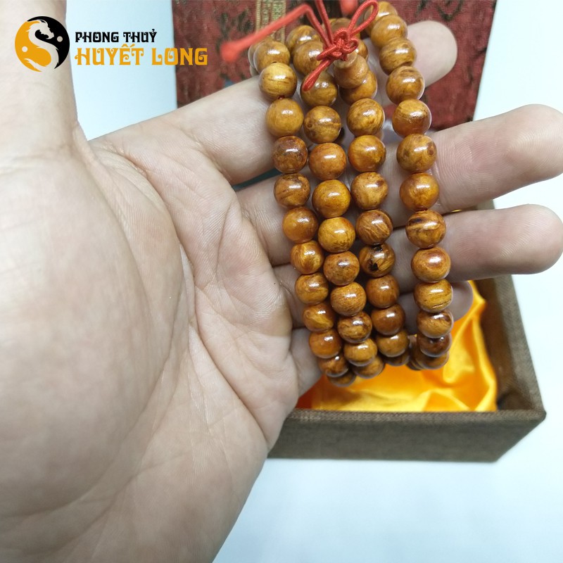 Chuỗi Vòng Gỗ Huyết Long Nu, Chuỗi Vòng Tay Phong Thủy Tự Nhiên