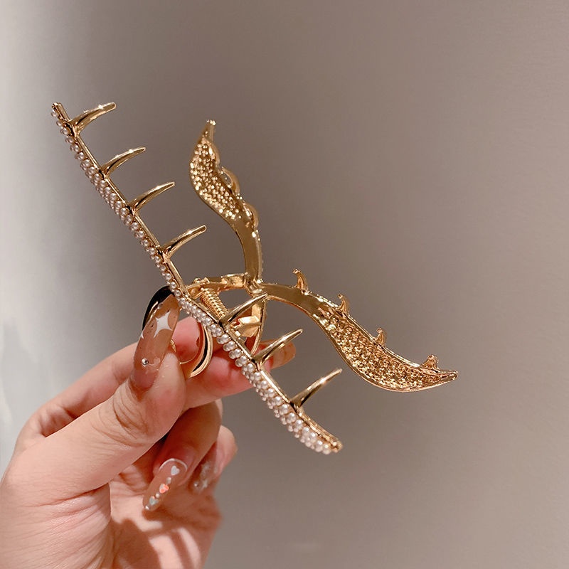 Kẹp Tóc Cỡ Lớn Kẹp Lưng Chất Lượng Cao Cho Nữ