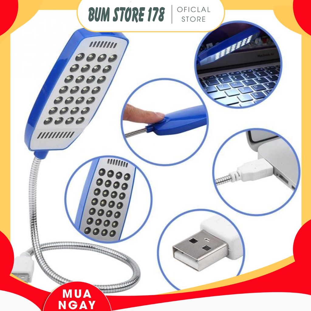 Đèn Led Laptop 28 Bóng cung cấp ánh sáng cho bạn làm việc và học tập - BUMSHOP79