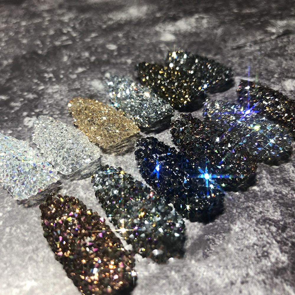 [Hàng mới về] Kim cương giả trang trí móng tay nghệ thuật lấp lánh sành điệu