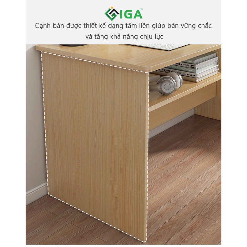 Bàn làm việc IGA thông minh có ngăn để đồ thương hiệu IGA - GP179