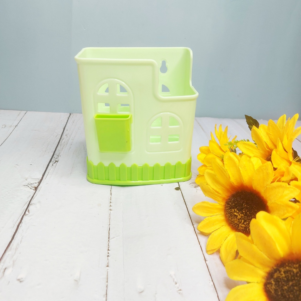 Ống cắm muỗng đũa hình ngôi nhà xinh xắn đồ dùng phòng bếp