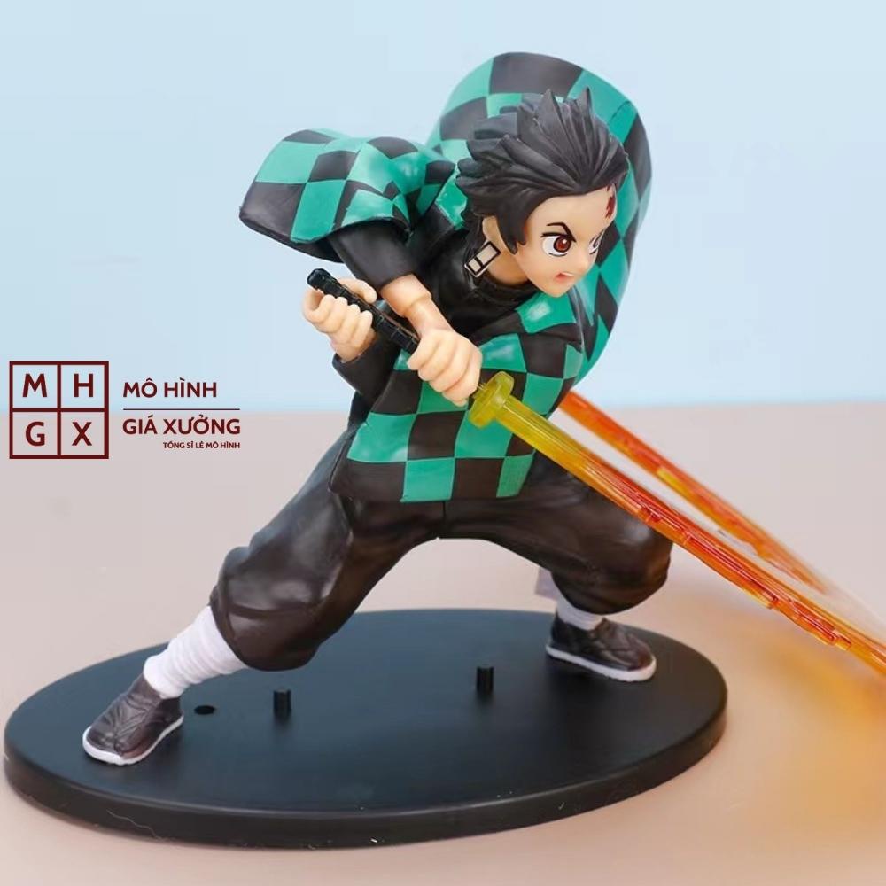 Mô Hình Kamado Tanjirou chiến đấu Cực Ngầu - Hiệu ứng kiếm đẹp - Kimetsu No Yaiba - figure thanh gươm diệt quỷ