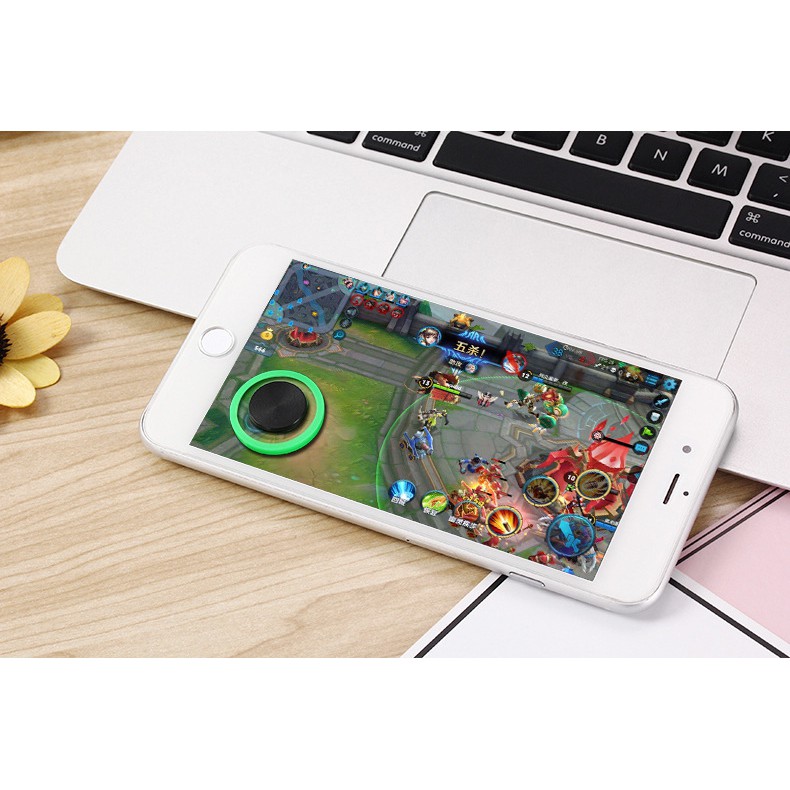 Nút bấm chơi game mobile Joystick Q8 đế bám dính siêu tốt nhiều màu nhạy hơn bền bỉ hơn và êm hơn Chammart