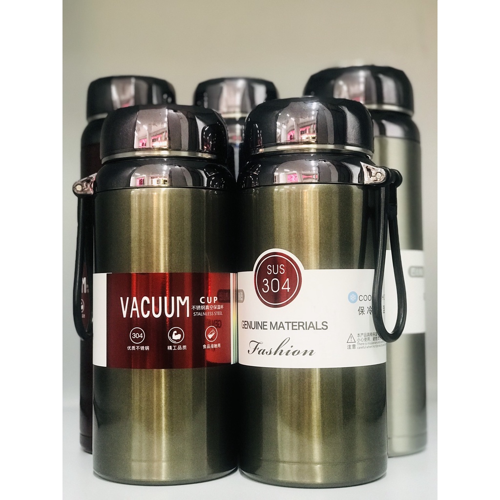 Bình nước giữ nhiệt nóng lạnh vacuum cup SUS 304 1L, 1.2L, 1.5L