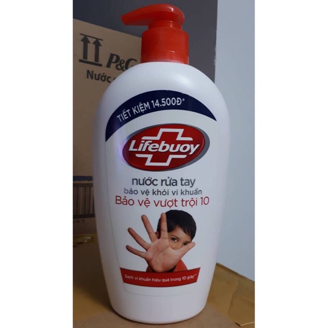 Liifebuoy rữa tay chai 500ml màu đỏ