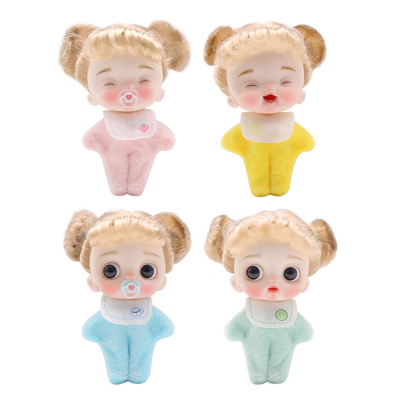 Búp bê sơ sinh 11cm có 5 khớp đồ chơi quà sinh nhật cho bé gái