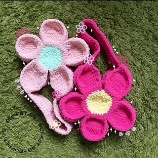 (CÓ SẴN) Túi Hoa Daisy Len HANDMADE 🌼