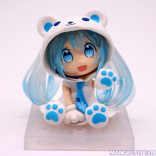 Chibi Figure Snow Miku Bear