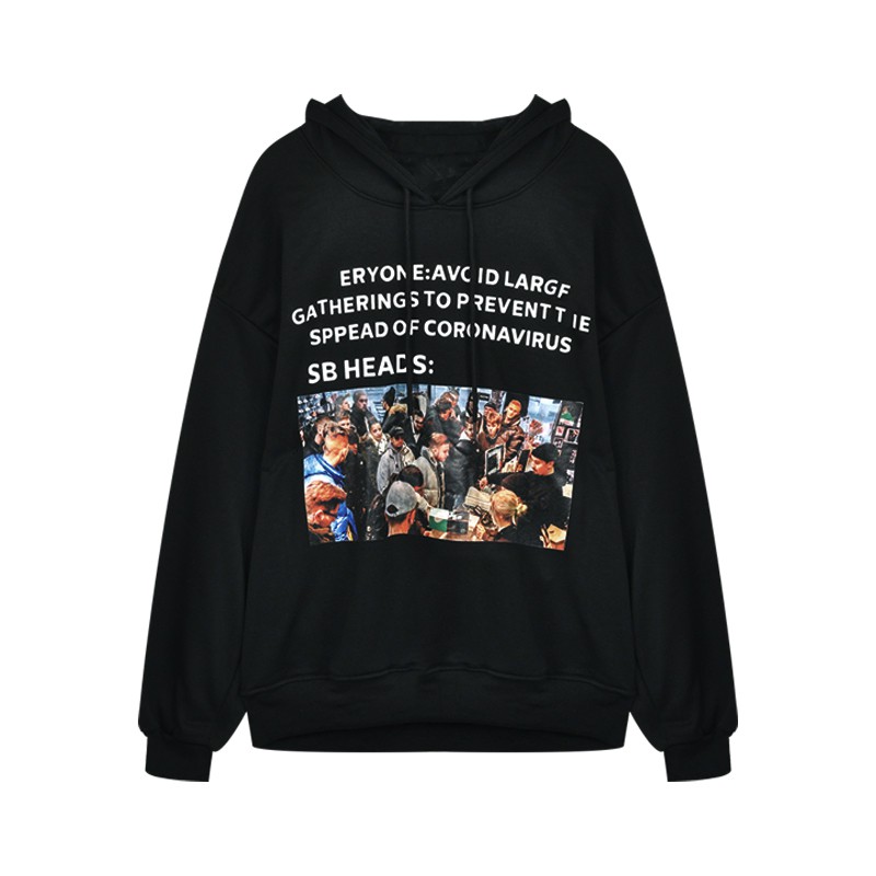 Áo Hoodie Tay Dài Dáng Rộng Thời Trang Xuân Thu Cho Nữ 2021 | BigBuy360 - bigbuy360.vn