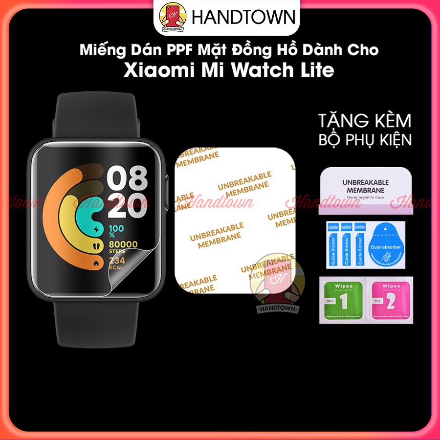 [COMBO 2 MIẾNG] Dán Màn hình PPF Xiaomi Mi Watch Lite / Redmi Watch 2 Lite Dẻo Chống Va Đập Trầy Xước Đồng hồ thông minh