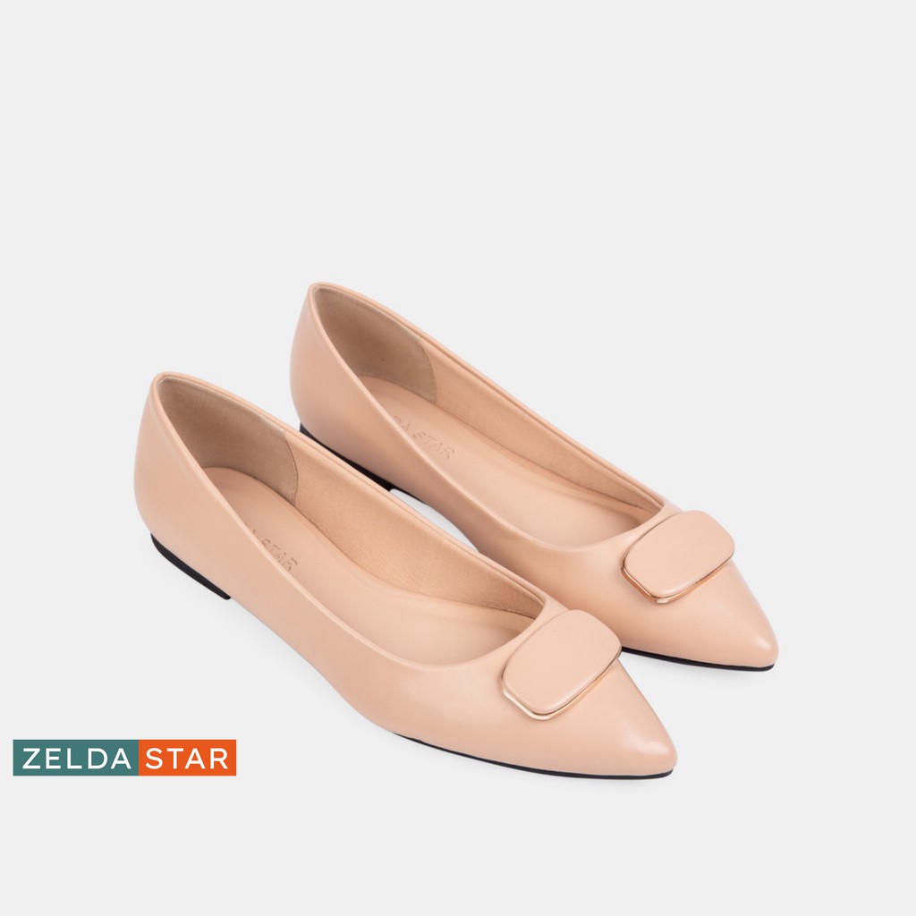 Giày búp bê Zelda Star nơ ovan đế bệt 1cm - BB0261020 | BigBuy360 - bigbuy360.vn