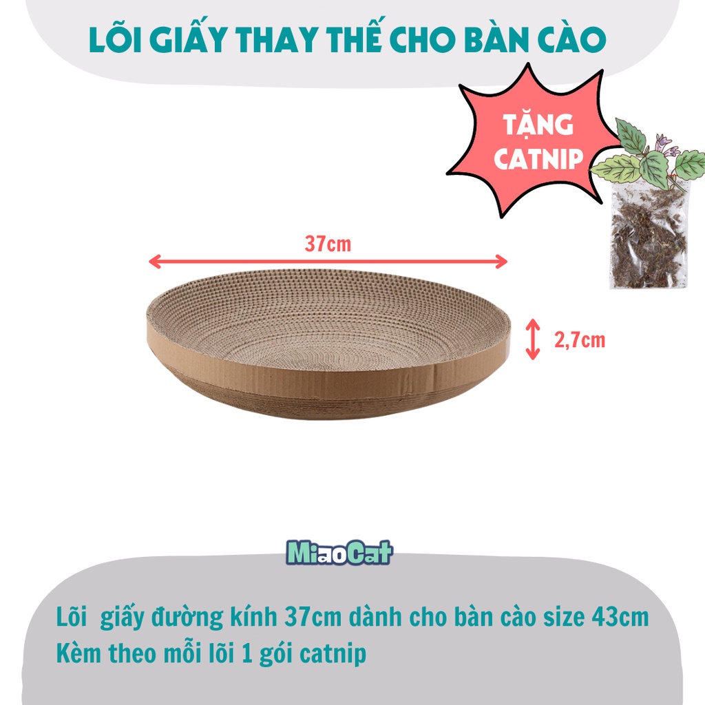 Bàn cào móng cho mèo - lõi giấy thay thế