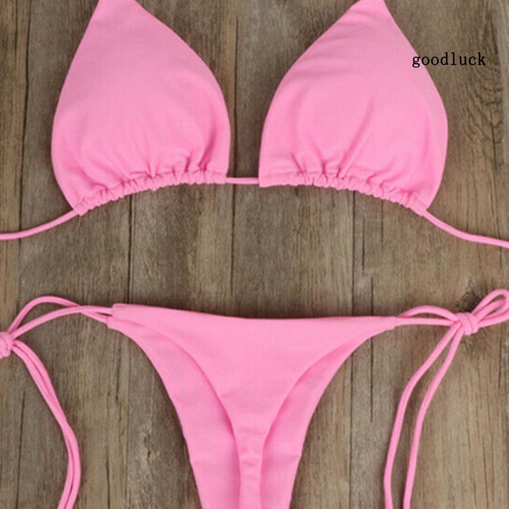 Bộ Bikini 2 Mảnh Màu Sắc Đơn Giản Thời Trang Cho Nữ | BigBuy360 - bigbuy360.vn