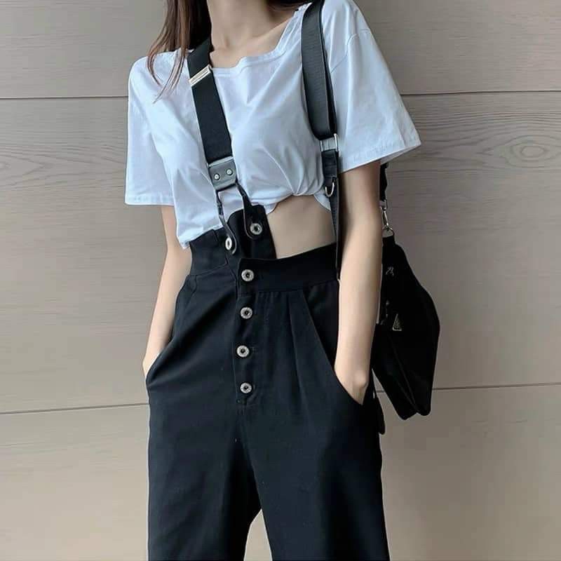 Quần yếm dây đai KA12