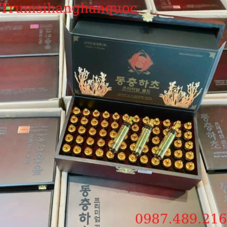 [Có Túi Quai Xách San Trọng][Mẫu Mới 2022]Tinh Chất Đông Trùng Hạ Thảo Hàn Quốc, Hộp 60 Tuýp [ Hàng Mới Về ]