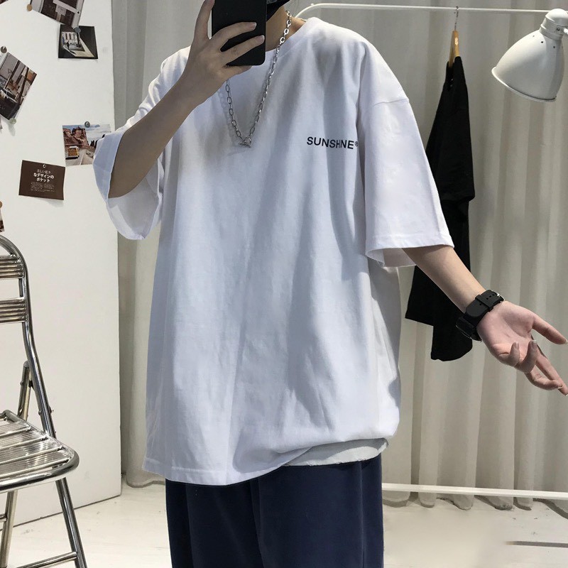 Áo thun tay lỡ form rộng unisex Neko.sg ATL193