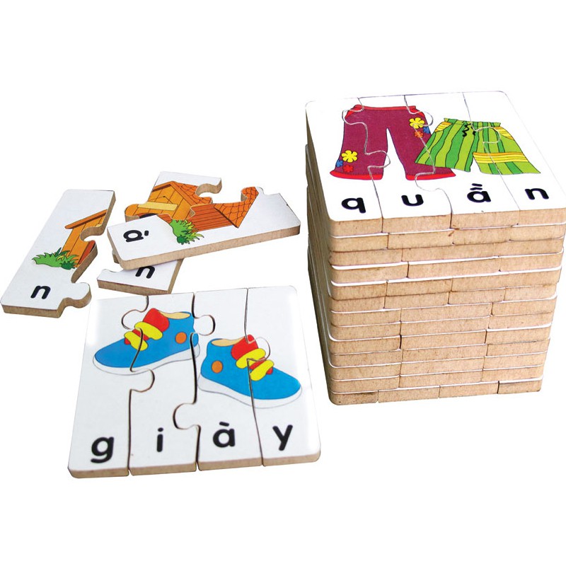 Bộ ghép hình học chữ 2 Winwintoys (C265)