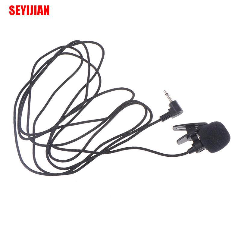 (SEY) Mini Mic Microphone Case For Smartphone Recording Pc Clip-On Lapel Microphone