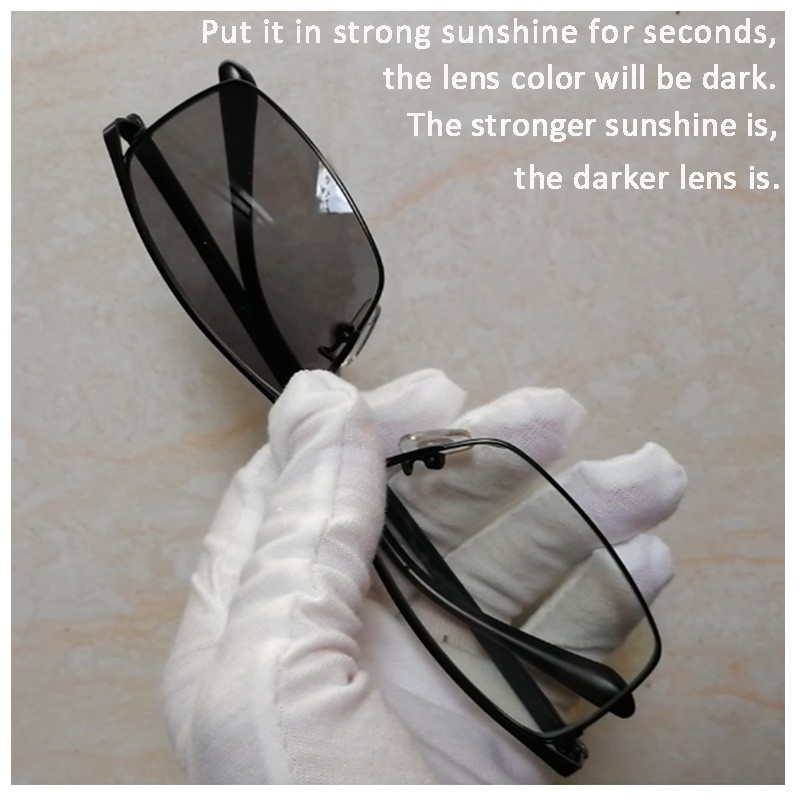 Kính gọng vuông chống ánh sáng xanh dùng máy tính/ chơi game/ chống nắng ngoài trời UV400 | BigBuy360 - bigbuy360.vn