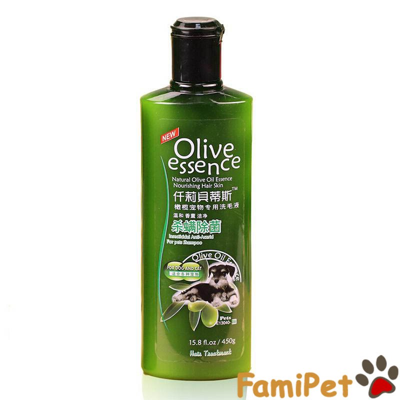 Sữa tắm olive essence cho Chó Mèo 450ml