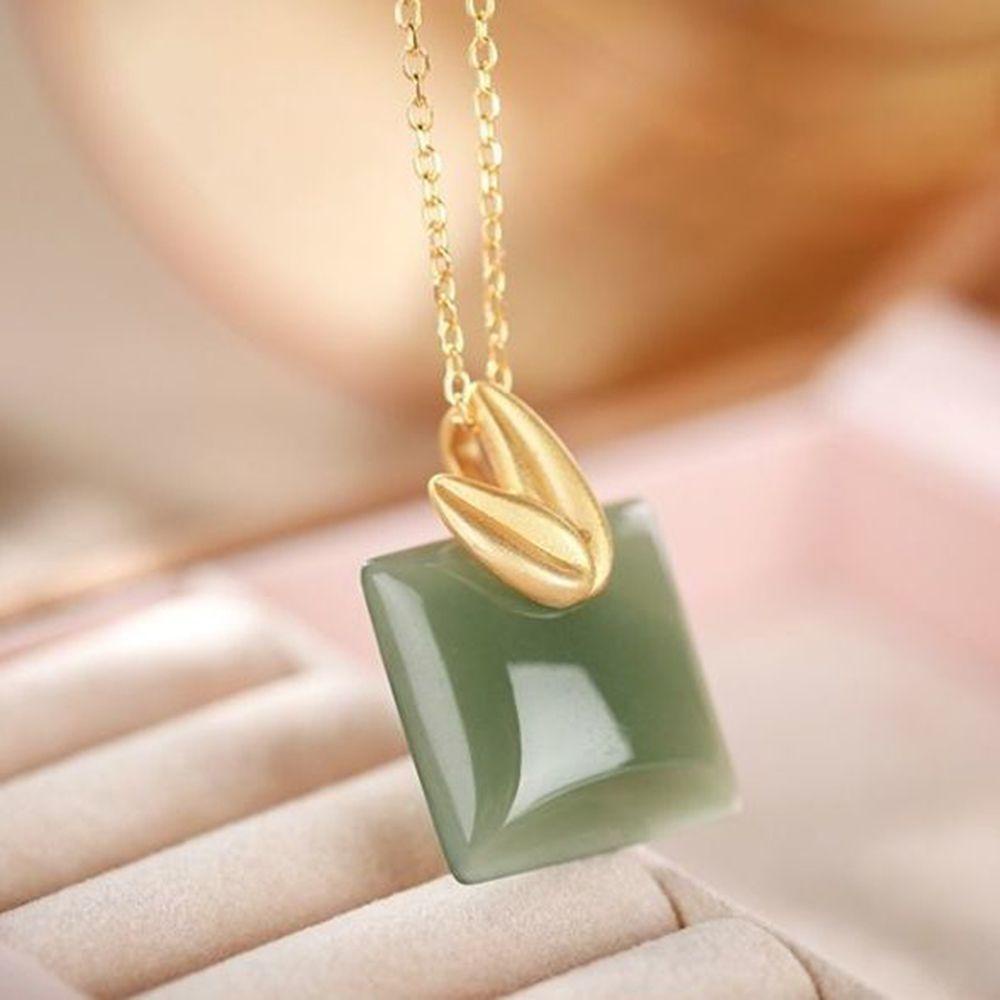 Bộ 2 Vòng cổ Và Bông Tai Thiết Kế Đơn Giản Tinh Tế Thời Trang Cho Nữ