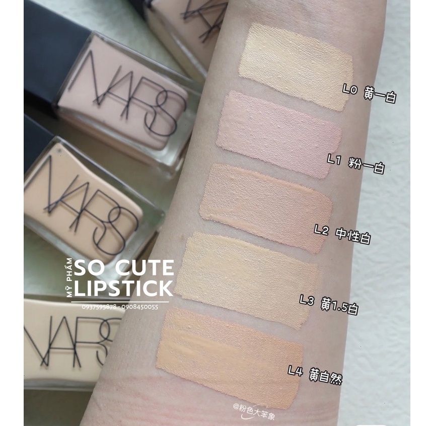 5ml/15ml/30ml - Kem nền NAARS Light Reflecting Foundation 30ml