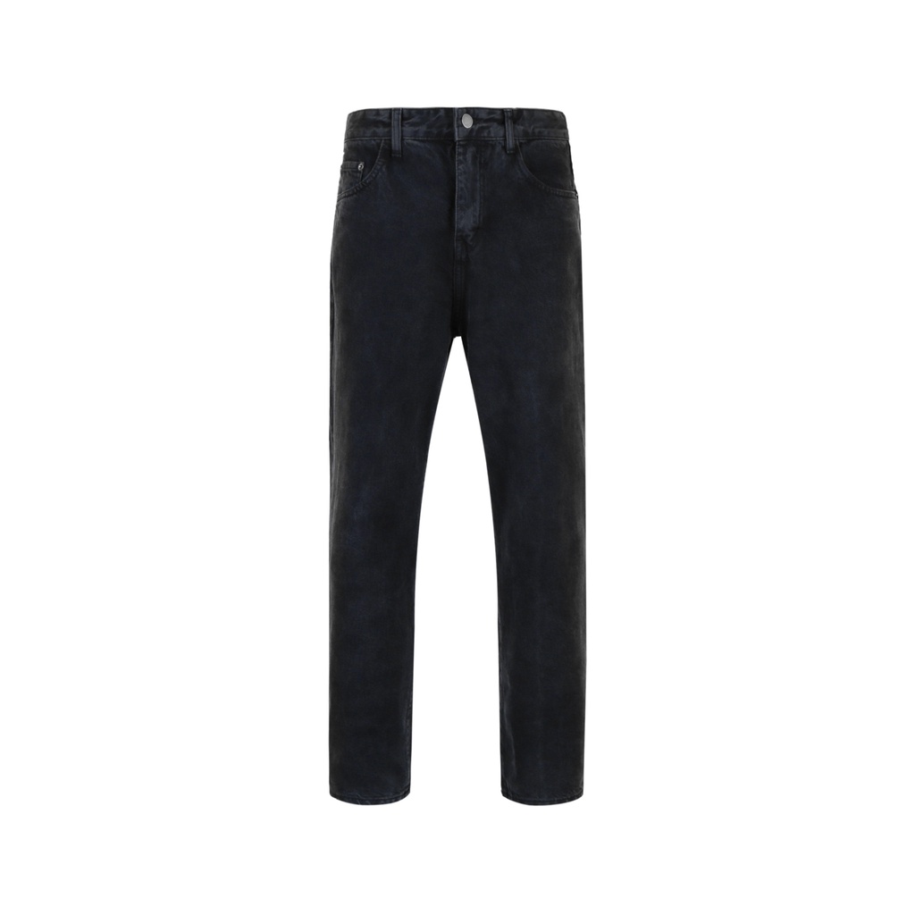 Quần Baggy Trơn Ống Suông Đứng - Chất Vải Jeans Cao Cấp Mềm Mịn - Unisex Nam Nữ Hot Trend Dễ Phối Đồ - Màu Đen Xám 5