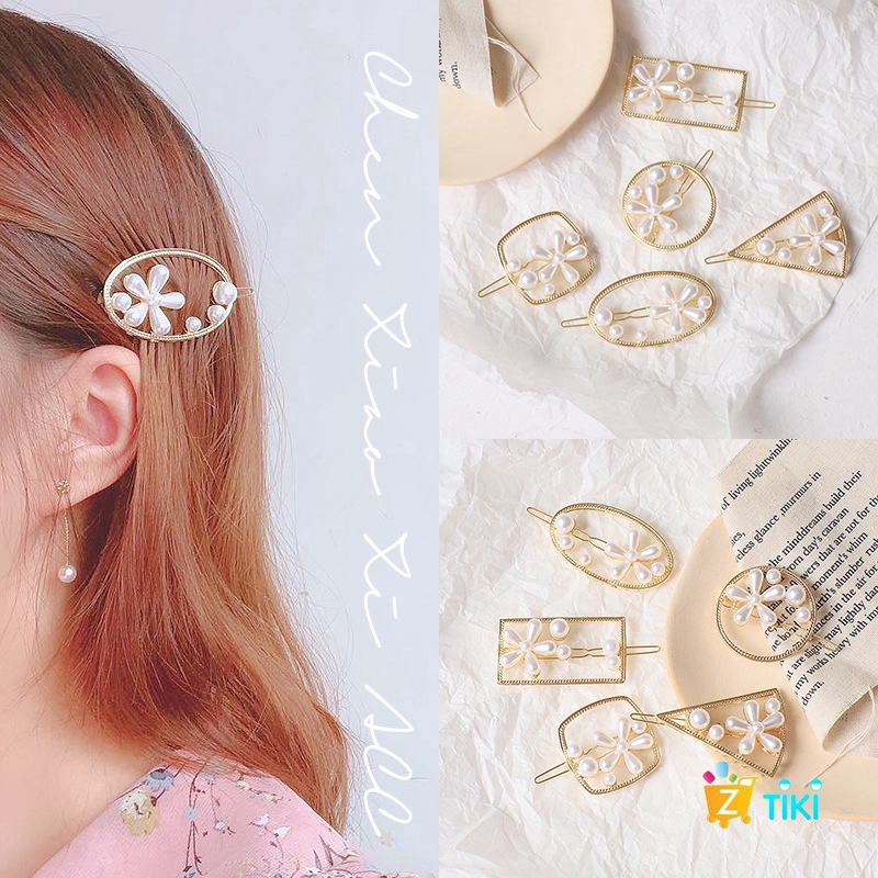 Kẹp tóc hình hoa xinh xắn dành cho nữ