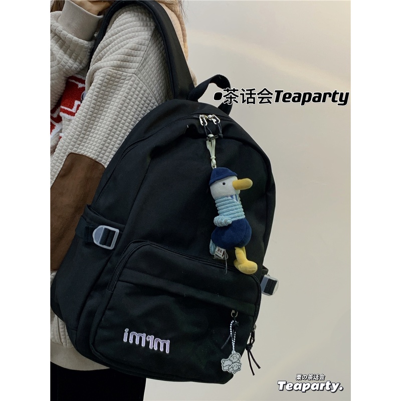 Balo nữ đi học trơn basic thời trang ulzzang hàn quốc giá rẻ vừa laptop 14inch B330