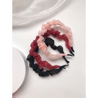 Bờm nhún chiffon headband
