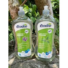Nước rửa chén hương Lavender Ecodoo 1L (hữu cơ sinh học) (đậm đặc) Organic Gentle lavender dishwashing liquid