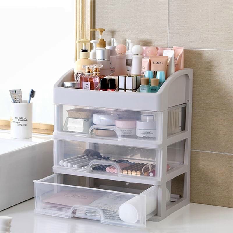 kệ tủ đựng mỹ phẩm 4 tầng