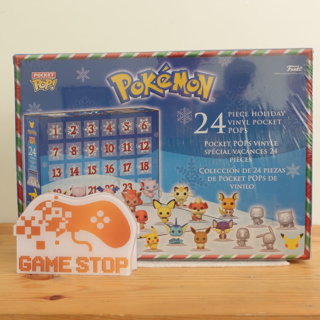 Mô hình Pokemon 5cm Advent Calendar 2021 Funko Pop Nhựa PVC CHÍNH HÃNG MỸ POKFKP04