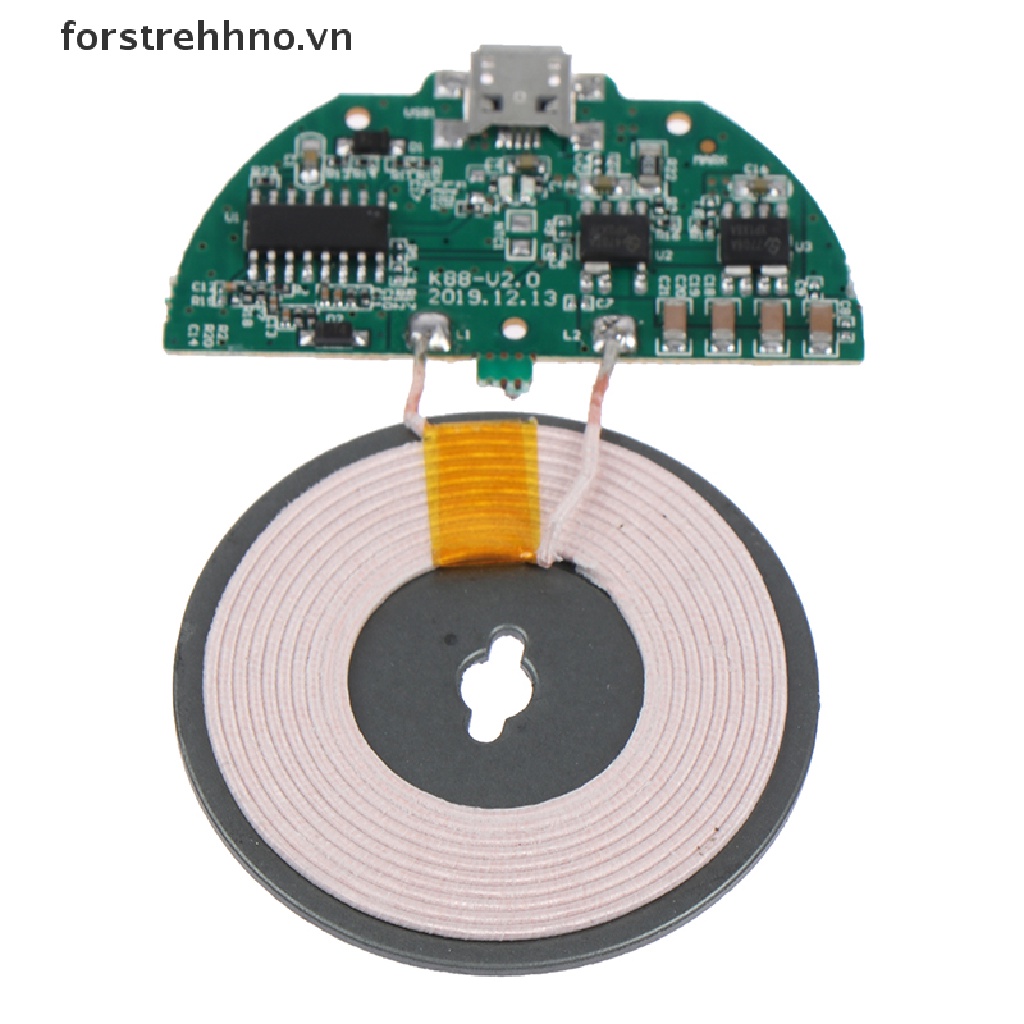 (new) 10W Qi Fast Wireless Charger PCBA Circuit Board Transmitter Module+Coil Charging [forstrehhno]