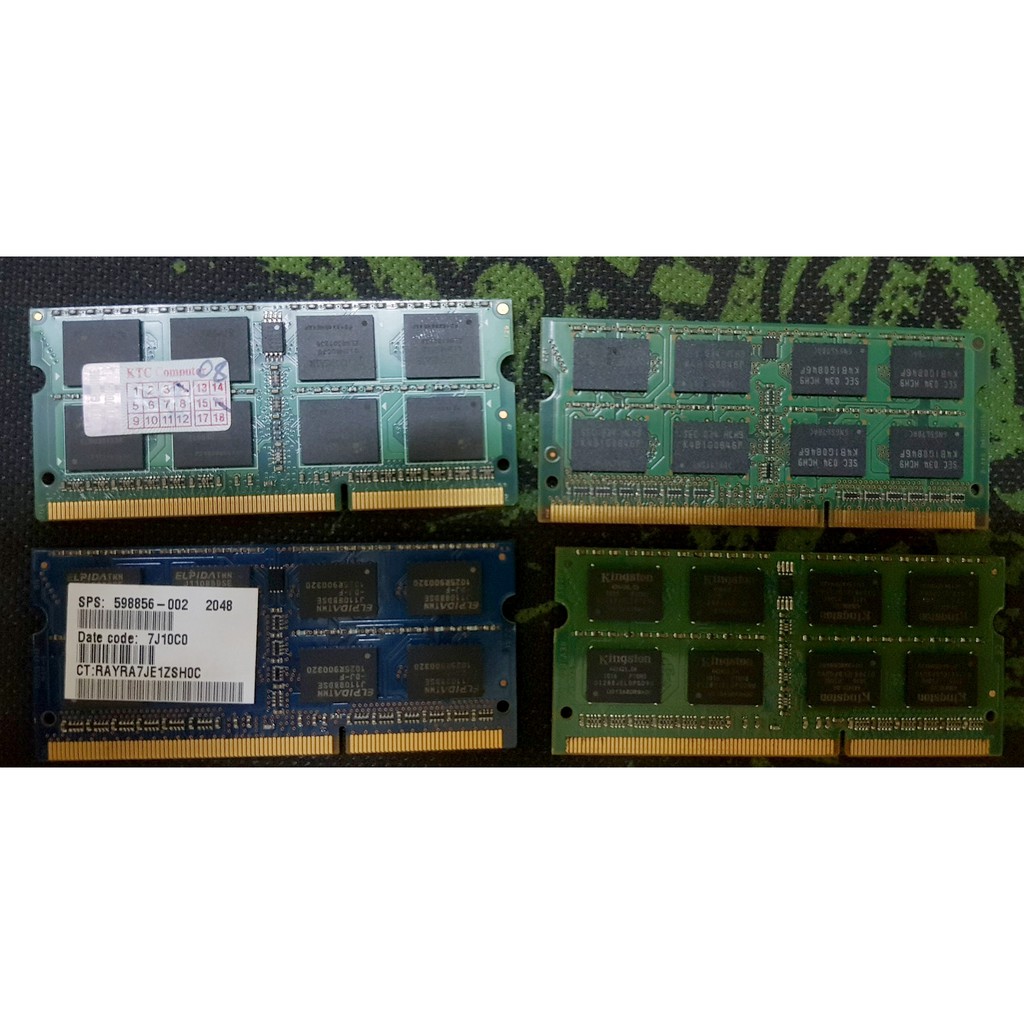 Bộ nhớ trong Ram dr3 4G gắn cho laptop giá rẻ.