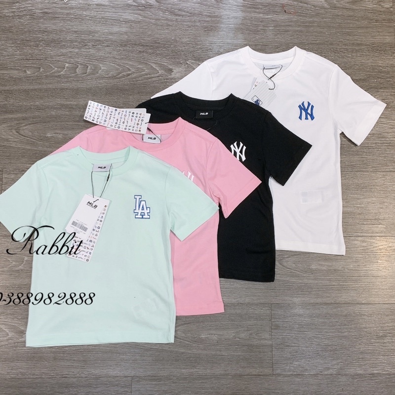 Áo thun cộc tay N Y logo lưng